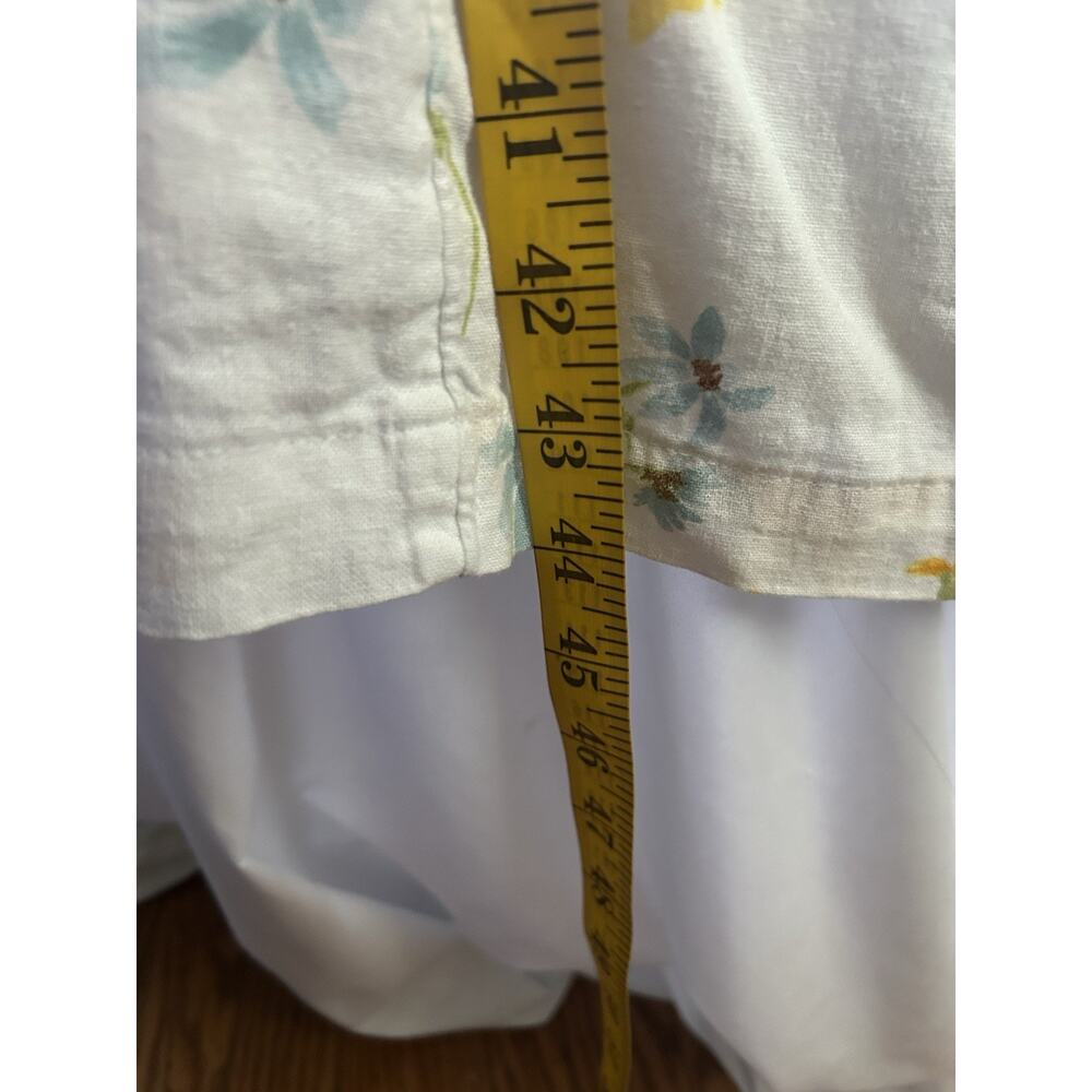 Old Navy Sunflower Linen Blend Sundress Womens Size XS Yellow White Beach Summer - Picture 8 of 8